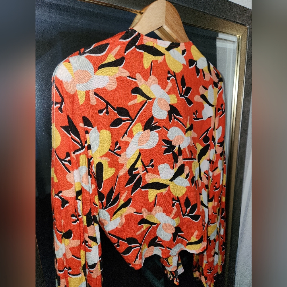 Billabong Multicolor Patterned Top Size M - Picture 7 of 13